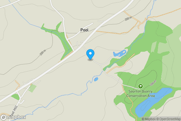 Map location for Land at Quarry Farm , Bridestow , Okehampton, EX20 4QE
