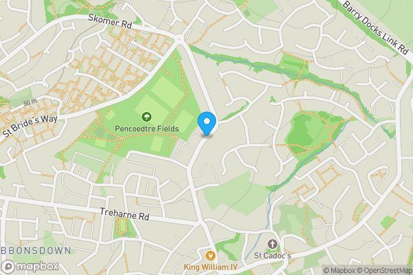 Map location for Pencoedtre Road, BARRY, CF63