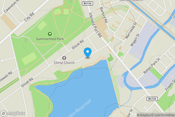 Map location for 57 Summerfield Crescent, Birmingham B16 0EN