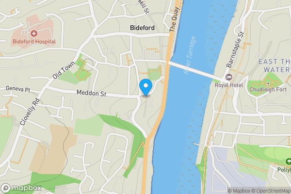 Map location for 27 Bull Hill, Bideford, EX39 2BH