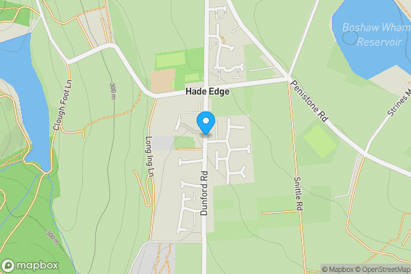 Map location for Land At Dunford Road, Hade Edge, Holmfirth, HD9 2RT