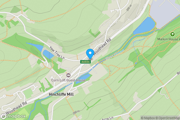 Map location for Land to the south side of Woodhead Road, Holmbridge, Holmfirth HD9 2LU, Holmbridge, Holmfirth, HD9 2LU