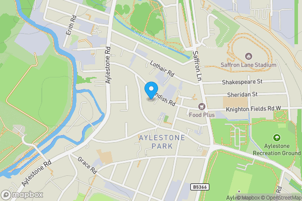 Map location for 4 Cavendish Mews, Aylestone, Leicester, Leicestershire LE2 7PN