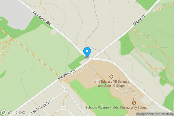 Map location for Land adjacent to Forest Rock, Leicester Road, Coalville, LE67 5GQ