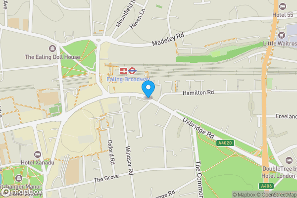 Map location for 18/19, The Mall, London, W5 2PJ