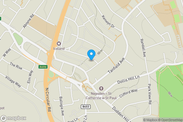 Map location for 63 Chartley Avenue, Neasden, NW2 7QY