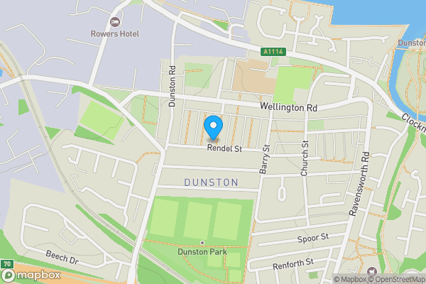 Map location for 38 Kelvin Gardens, Gateshead, Tyne And Wear, NE11 9EX