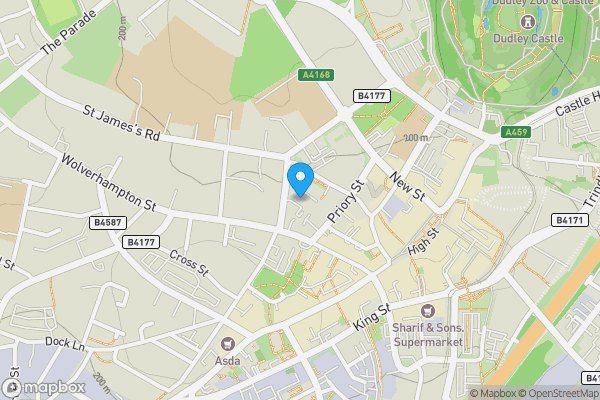 Map location for 110 Metropolitan Lofts, Parsons Street, Dudley, DY1 1JE