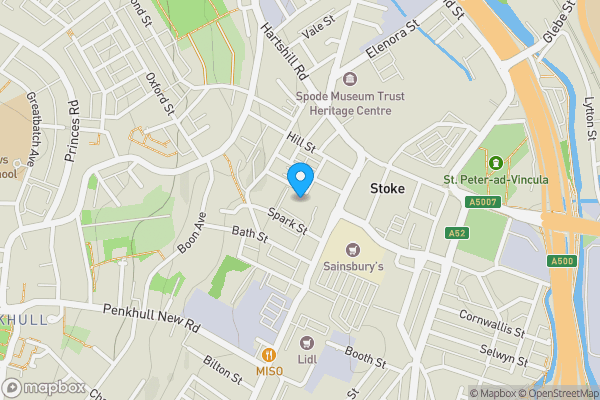 Map location for Unit 1.36, Poulson House, Stoke-on-Trent, Staffordshire, ST4 1NZ