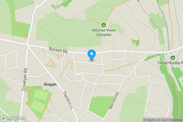 Map location for Cleeve, Voguebeloth, Illogan, Redruth, Cornwall, TR16 4ER