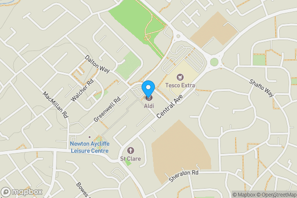 Map location for First Floor, Avenue House Greenwell Road Newton Aycliffe Co Durham DL5 4DH
