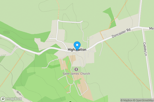 Map location for Former Village Hall, Doncaster Road, High Melton, Doncaster, South Yorkshire, DN5 7SY