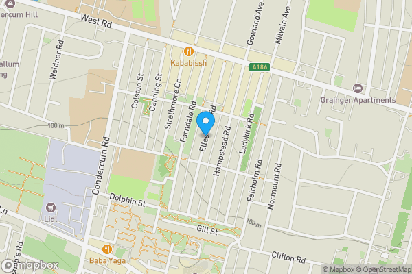 Map location for Ellesmere Road, Newcastle Upon Tyne , NE4 8TR