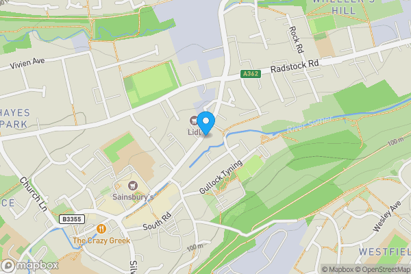 Map location for 79-81 High Street Midsomer Norton, Nr Bath Somerset BA3 2DE