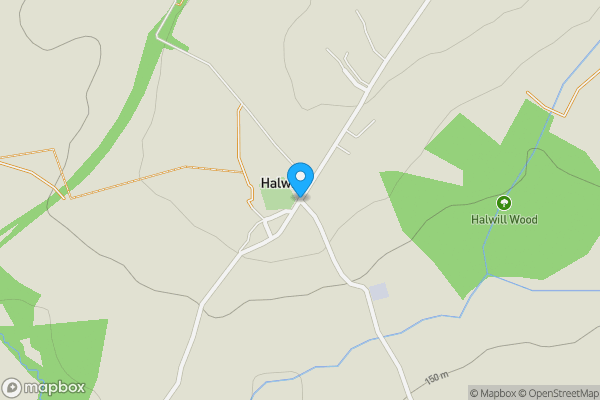 Map location for The Ruby, Halwill, Beaworthy, Devon, EX21 5TT