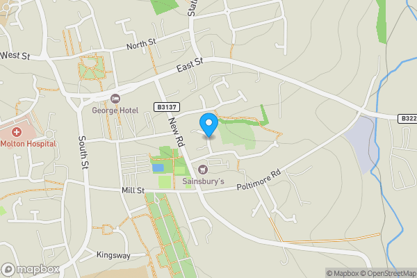 Map location for Land at The Gavel South Molton, Devon, EX36 4BP