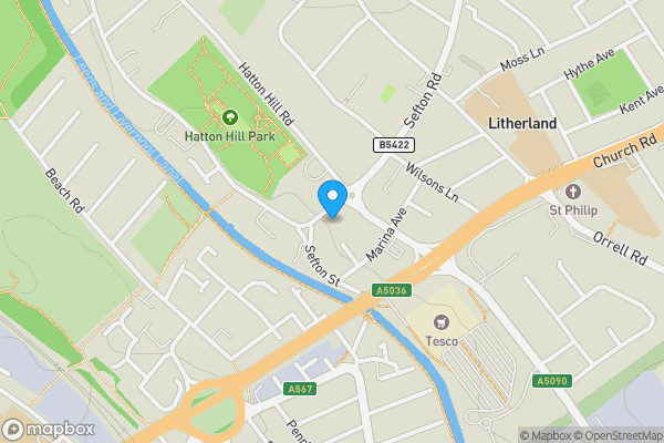 Map location for 6 Sefton Road, Litherland, Liverpool L21 7PG