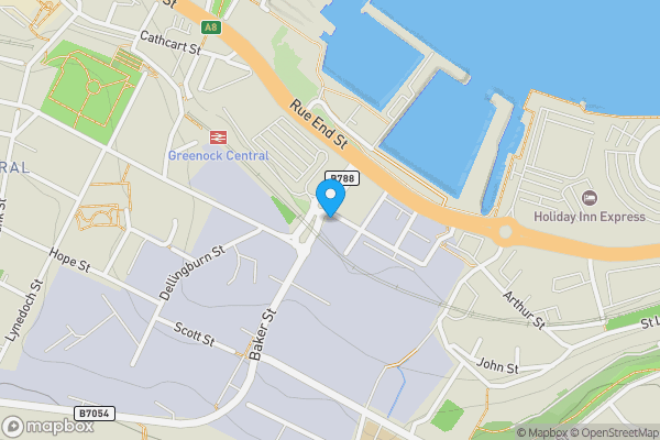 Map location for 2 Carnock Street Carnock Bar, Greenock, PA15 1HB