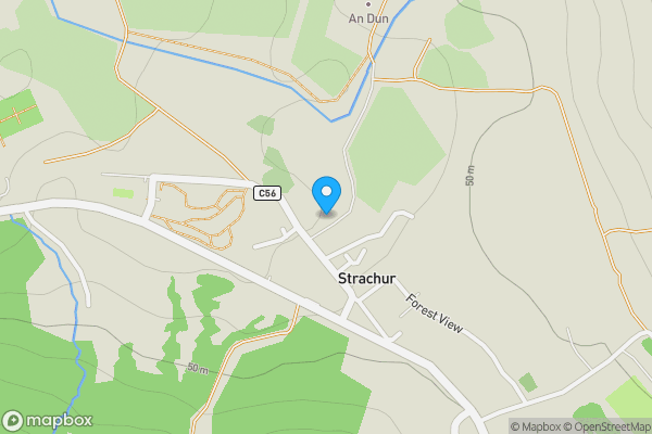 Map location for Plot at North Clachan Croft, Strachur, Argyll, PA27 8DG