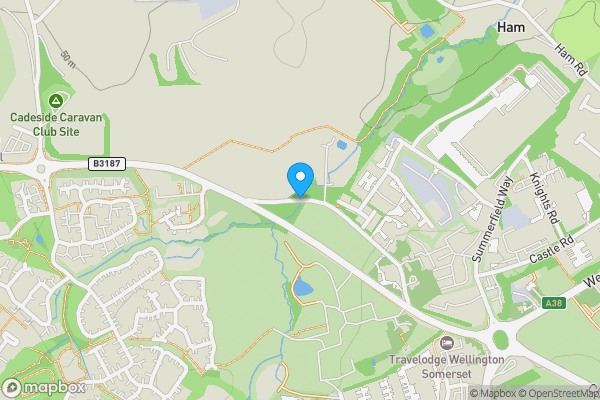 Map location for Westpark, Chelston, Wellington, Somerset, TA21