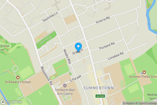 Map location for 30 Grove Street, Oxford, OX2 7JT