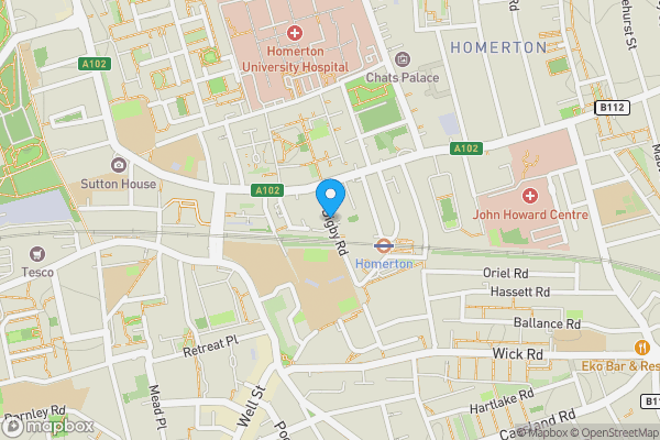 Map location for 84/90, Digby Road, London, E9 6HX