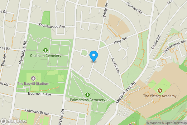 Map location for White Road, Chatham, ME4 5TW