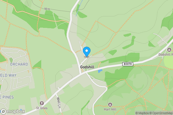 Map location for Jubilee Farm, Purlieu Lane, Godshill, Fordingbridge, SP6 2LW