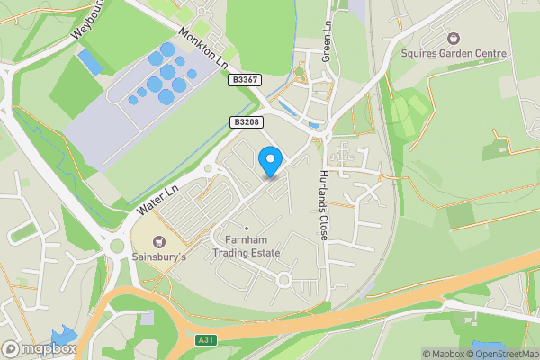 Map location for Unit 2, 9/9A, Farnham Trading Estate, Farnham, Surrey, GU9 9NN