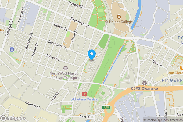 Map location for 306 Lower Hall Street, St. Helens, Merseyside, WA10 1GD