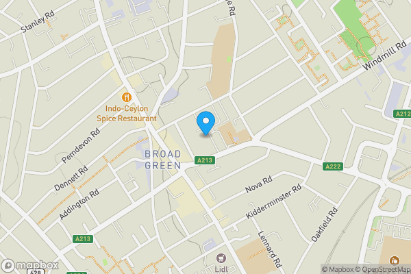 Map location for 16 St. James Court, St. James's Road, Croydon, Surrey, CR0 2SE