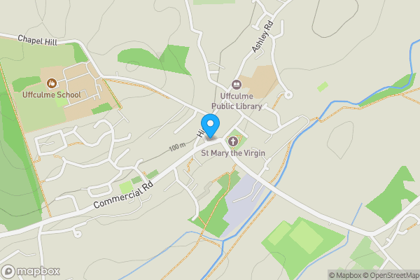 Map location for 12, The Square, CULLOMPTON, Devon, EX15 3AA