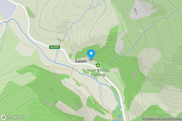 Map location for Land on the South side of a road leading from Betws Garmon to Salem, Nr Waunfawr, Gwynedd, LL54 7YR