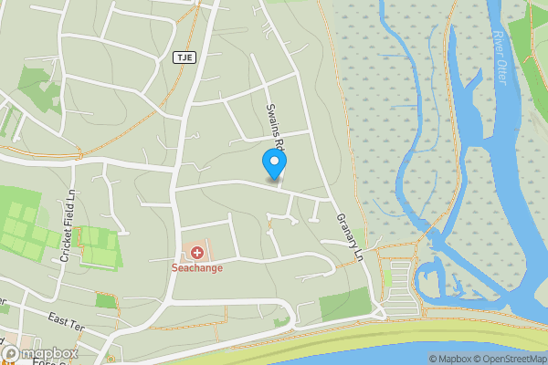 Map location for 19 Stoneborough Lane, Budleigh Salterton, Devon, EX9 6HL