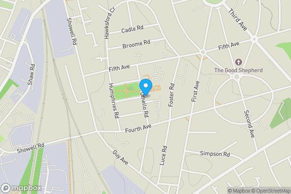 Map location for Land to the rear of Showell Court, Fourth Avenue, WOLVERHAMPTON, West Midlands, WV10 9NN