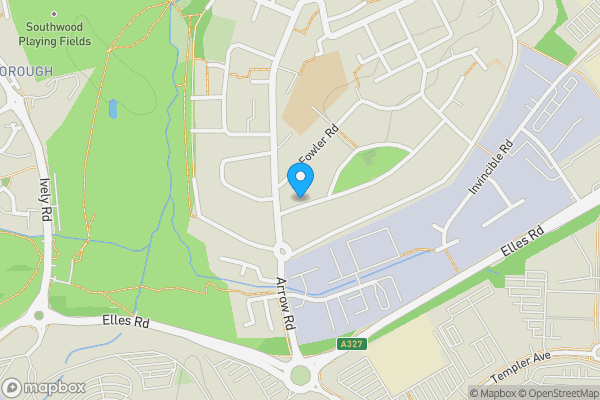 Map location for 174 Keith Lucas Road, Farnborough, Hampshire, GU14 0DG