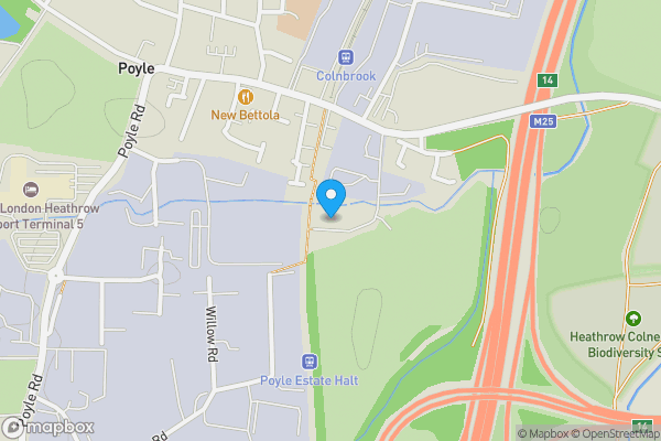 Map location for 4 Poyle New Cottages, Old Bath Road, Colnbrook, Slough, Berkshire, SL3 0NU