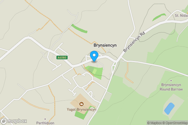 Map location for Glasfryn Brynsiencyn, Llanfairpwllgwyngyll, Gwynedd, LL61 6UB