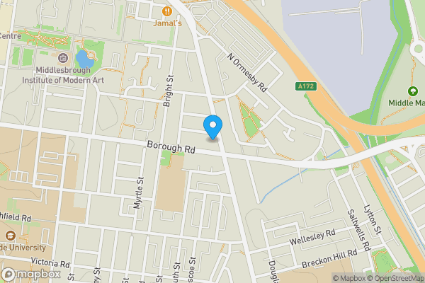 Map location for 147, Marton Road, MIDDLESBROUGH, Cleveland, TS1 2EA