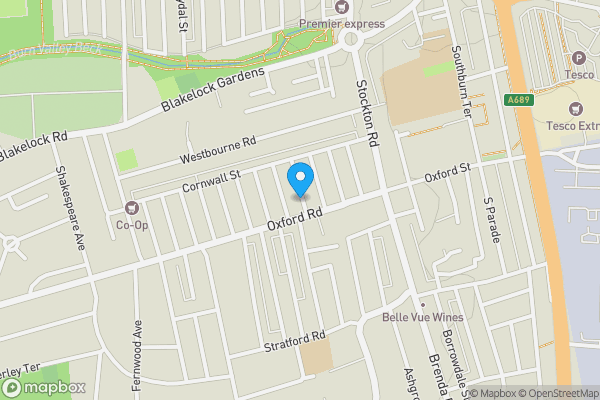 Map location for 30 Richmond Street, Hartlepool, Cleveland, TS25 5SH