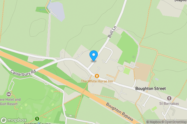 Map location for Land North West Side Of Bull Lane, Boughton-under-Blean, Faversham, Kent, ME13 9JF