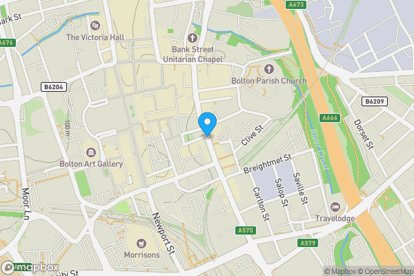 Map location for Bradshawgate, Bolton, Lancashire, BL1 1QD