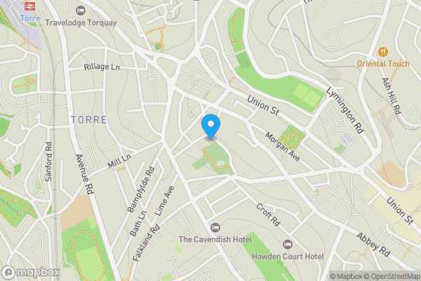 Map location for Ashurst Lodge Hotel, 2-4 St Efrides Road, Torquay, Torbay, TQ2 5SG