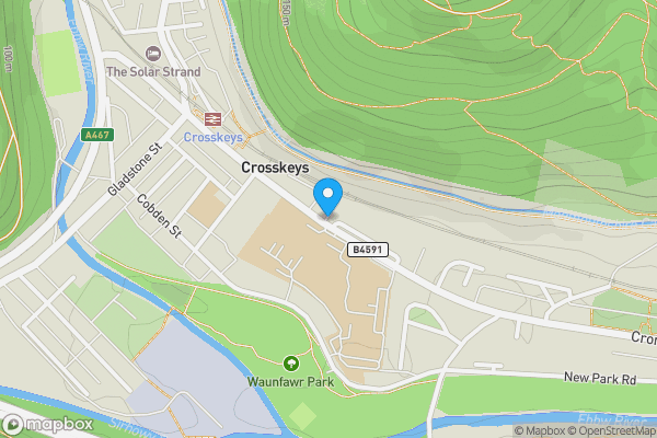 Map location for 98 Risca Road, Cross Keys, Newport, Gwent, NP11 7DH