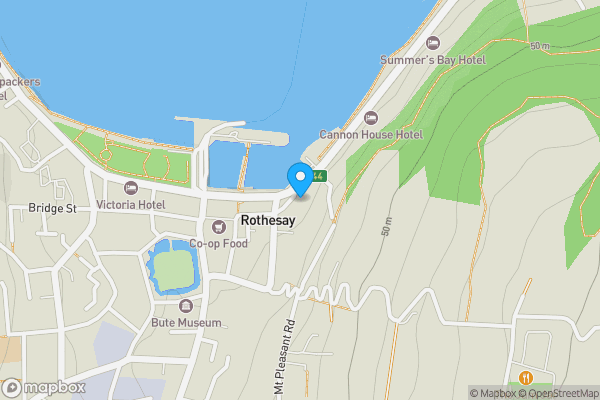 Map location for 14 East Princess Street, Flat 3-1, Rothesay, PA20 9DL