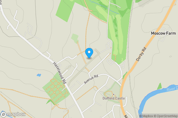Map location for 11 Chevin Road, Belper DE56 2UW
