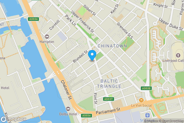 Map location for Suite 86, Artesian Studios, Jamaica Street, Liverpool L1 0AF
