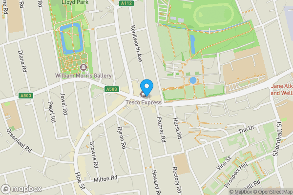 Map location for 619 Forest Road, Walthamstow, London, E17 4NE
