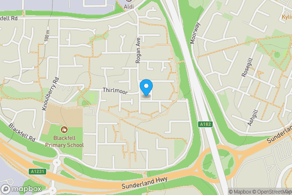 Map location for 3 Hedgehope, Washington, Tyne and Wear NE37 1SS