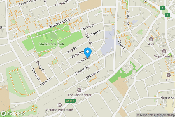 Map location for 127 Woods Lane, Derby DE22 3UE